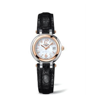 Longines PrimaLuna Quartz 26.5 Stainless Steel / Pink Gold / MOP - Arabic / Bracelet (L8.110.5.83.2)