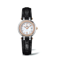 Longines PrimaLuna Quartz 26.5 Stainless Steel / Pink Gold / Diamond / MOP - Arabic / Bracelet (L8.110.5.88.2)