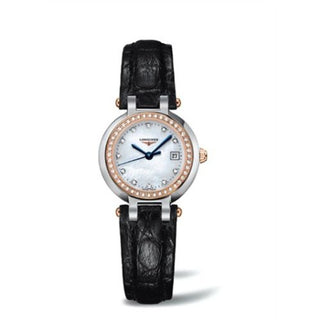 Longines - L8.110.5.89.2  PrimaLuna Quartz 26.5 Stainless Steel / Pink Gold / Diamond / MOP