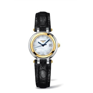 Longines - L8.110.5.93.2  PrimaLuna Quartz 26.5 Stainless Steel / Yellow Gold / MOP