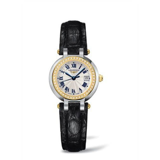 Longines - L8.110.5.95.2  PrimaLuna Quartz 26.5 Stainless Steel / Yellow Gold / Diamond / Silver - Roman