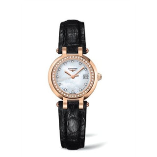 Longines - L8.110.9.87.2  PrimaLuna Quartz 26.5 Pink Gold / Diamond / MOP