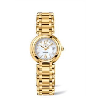 Longines - L8.111.6.83.6  PrimaLuna Automatic 26.5 Yellow Gold Funky MOP