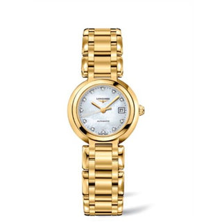 Longines - L8.111.6.87.6  PrimaLuna Automatic 26.5 Yellow Gold MOP