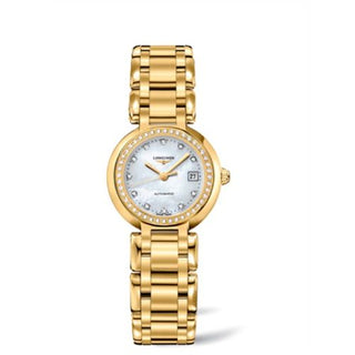 Longines - L8.111.7.87.6  PrimaLuna Automatic 26.5 Yellow Gold Diamond MOP