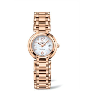 Longines - L8.111.8.83.6  PrimaLuna Automatic 26.5 Pink Gold Funky MOP