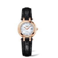 Longines PrimaLuna Automatic 26.5 Pink Gold Leather Diamond Arabic (L8.111.8.87.2)