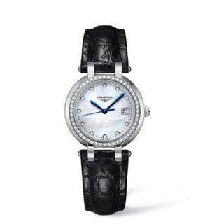 Longines - L8.112.0.87.2  PrimaLuna Quartz 30 Stainless Steel / Diamond / MOP