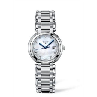 Longines - L8.112.4.87.6  PrimaLuna Quartz 30 Stainless Steel / MOP / Bracelet