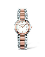 Longines PrimaLuna Quartz 30 Stainless Steel / Pink Gold / Silver - Roman (L8.112.5.16.6)