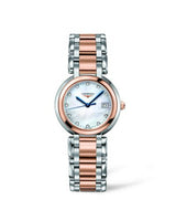 Longines PrimaLuna Quartz 30 Stainless Steel / Pink Gold / MOP (L8.112.5.87.6)