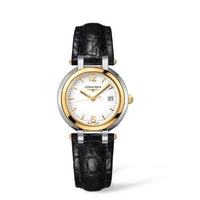 Longines PrimaLuna Quartz 30 Stainless Steel / Yellow Gold / Silver - Roman (L8.112.5.90.2)