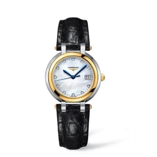 Longines - L8.112.5.93.2  PrimaLuna Quartz 30 Stainless Steel / Yellow Gold / MOP