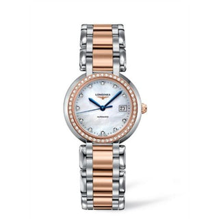 Longines - L8.113.5.89.6  PrimaLuna Automatic 30 Two Tone Pink Diamond MOP