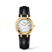 Longines PrimaLuna Automatic 30 Yellow Gold Diamond Leather Arabic (L8.113.6.87.2)