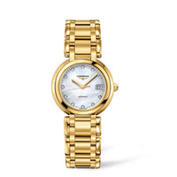 Longines PrimaLuna Automatic 30 Yellow Gold Diamond Leather (L8.113.6.87.6)