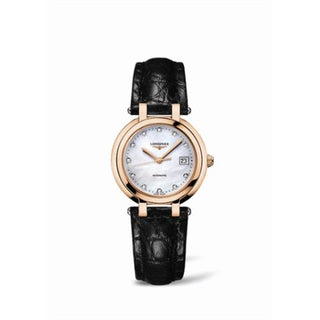 Longines - L8.113.8.87.2  PrimaLuna Automatic 30 Pink Gold Leather MOP