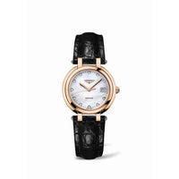 Longines PrimaLuna Automatic 30 Pink Gold Leather Funky MOP (L8.113.8.87.2)