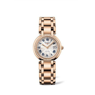 Longines - L8.113.9.78.6  PrimaLuna Automatic 30 Pink Gold Diamond