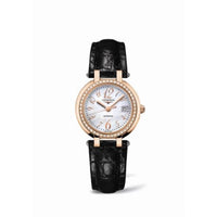 Longines PrimaLuna Automatic 30 Pink Gold Diamond Leather (L8.113.9.83.2)