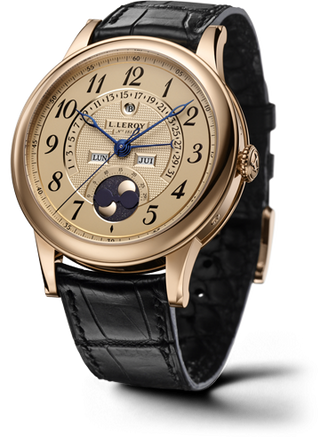 Leroy - LL103/3  Osmior Retrograde Perpetual Date Champagne