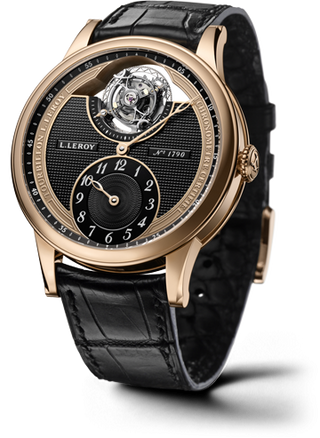 Leroy - LL106/2  Osmior Tourbillon Automatic Regulator Pink Black