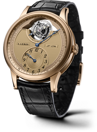 Leroy - LL106/3  Osmior Tourbillon Automatic Regulator Champagne