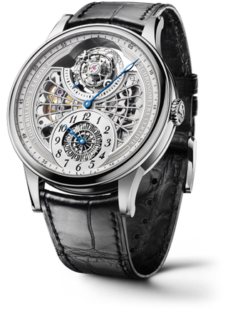 Leroy - LL107/1  Tourbillon Régulateur Squelette Or Blanc