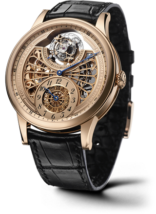 Leroy - LL108/1  Tourbillon Régulateur Squelette Or Rose