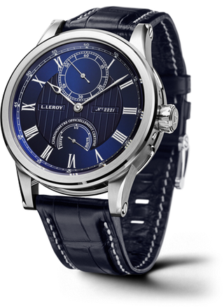 Leroy - LL200/3  Automatic Deck Chronometer White Gold Blue