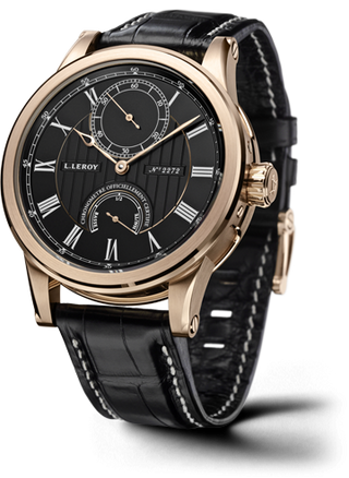 Leroy - LL201/2  Automatic Deck Chronometer Pink Gold Black