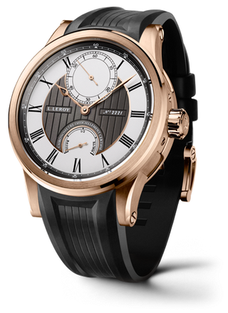 Leroy - LL201/6  Automatic Deck Chronometer Pink Gold Grey-Silver