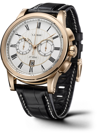 Leroy - LL203/1  Automatic Deck Chronograph Pink Gold Silver