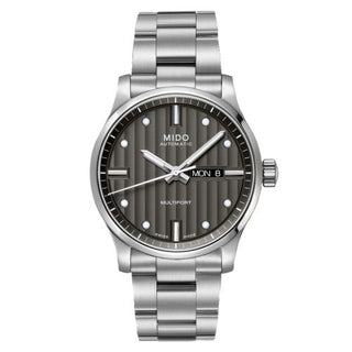 Mido - M005.430.11.061.80  Multifort Gent Stainless Steel / Grey / Bracelet