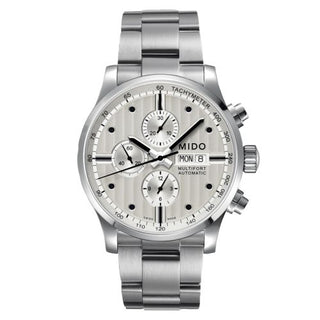 Mido - M005.614.11.031.00  Multifort Chronograph Stainless Steel / Silver / Bracelet