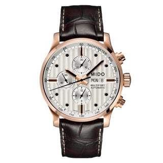 Mido - M005.614.36.031.00  Multifort Chronograph Rose Gold / Silver