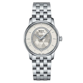 Mido - M007.207.11.116.00  Baroncelli Lady Prisma Stainless Steel / MOP