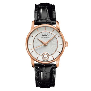 Mido - M007.207.36.036.00  Baroncelli Lady Diamonds Rose Gold  / Silver