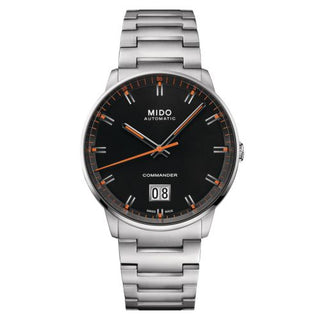 Mido - M021.626.11.051.00  Commander Big Date Stainless Steel / Black / Bracelet