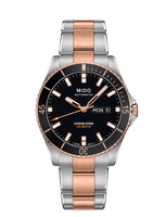 Mido Ocean Star GMT Stainless Steel / Rose Gold / Black / Bracelet (M026.430.22.051.00)