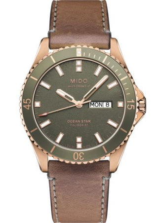 Mido - M026.430.36.091.00  Ocean Star 200 Rose / Green