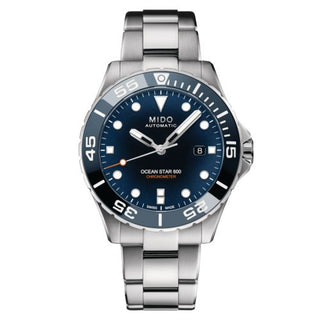 Mido - M026.608.11.041.01  Ocean Star 600 Chronometer Stainless Steel / Blue / Bracelet