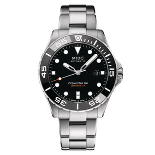 Mido - M026.608.11.051.00  Ocean Star 600 Chronometer Stainless Steel / Black / Bracelet