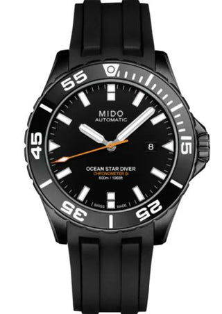 Mido - M026.608.37.051.00  Ocean Star 600 Chronometer DLC / Black / Rubber