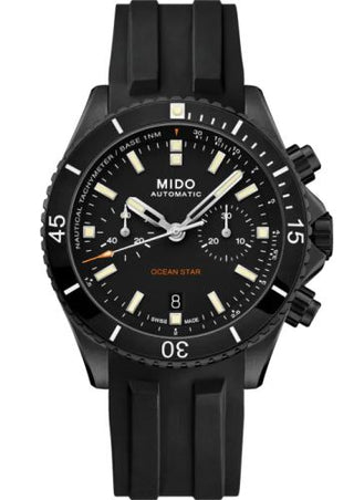 Mido - M026.627.37.051.00  Ocean Star Chronograph DLC / Black / Rubber