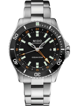 Mido - M026.629.11.051.01  Ocean Star GMT Stainless Steel / Black / Bracelet