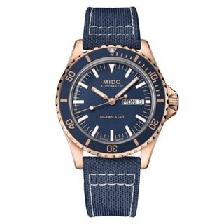 Mido - M026.830.38.041.00  Ocean Star Tribute Rose Gold / Blue