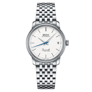 Mido - M027.207.11.010.00  Baroncelli Heritage Lady Stainless Steel / White / Bracelet