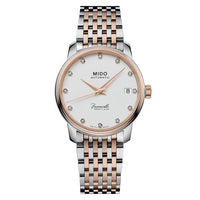 Mido Baroncelli Heritage Lady Stainless Steel / White - Diamond / Bracelet (M027.207.22.016.00)