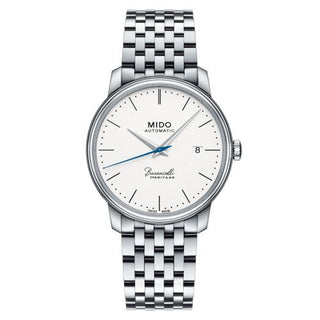 Mido - M027.407.11.010.00  Baroncelli Heritage Stainless Steel / White / Bracelet